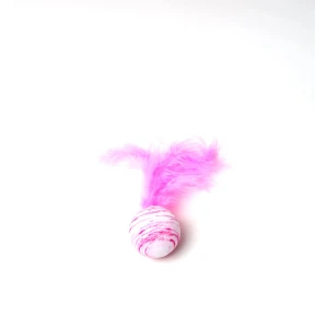 Cat Feathered Ball