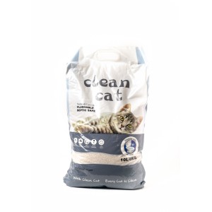 Clean Cat Very Mild Scent Flushable Bentonite Cat Litter 10L (7Kg)