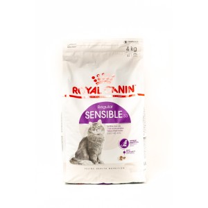Royal Canin Sensible 33 Adult Dry Cat Food 4kg - for sensitive digestion