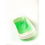 Semi Closed Cat Litter Box Medium with Scoop