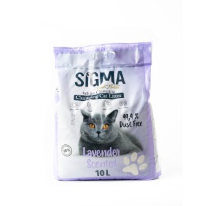 Sigma Lavender Scented Clumping Cat Litter 10L