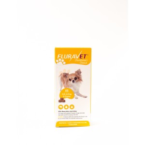 Fluravet Flea and Tick Chews for Small Dogs XS 2 to 4.5kg