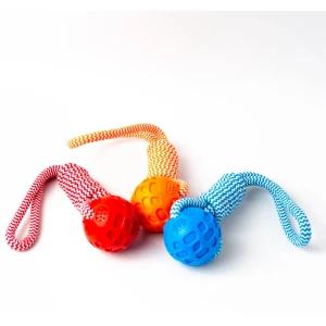 Single Long Rope Rubber Ball