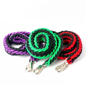 Woven Rope Leash For M-XL Dogs