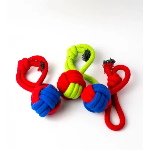Woven Rope Long Ball Toy - Medium
